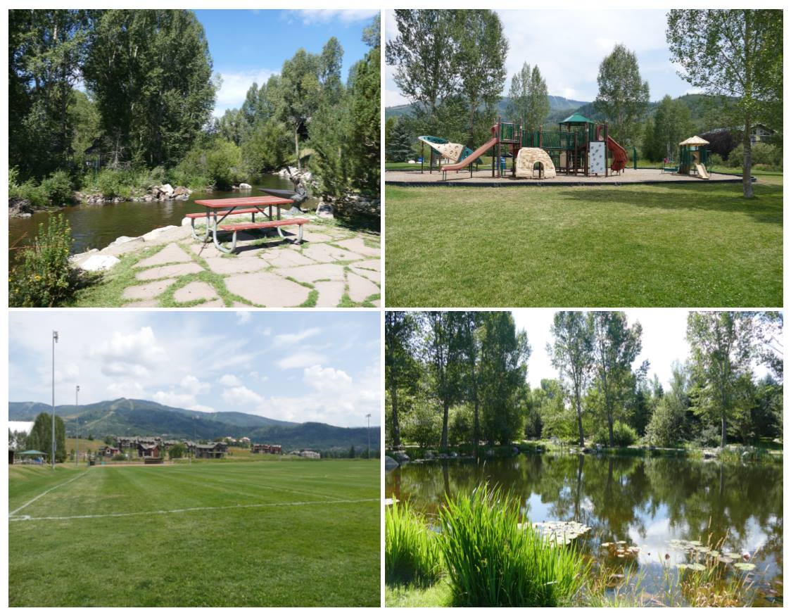 Park Picture Collage of four park images