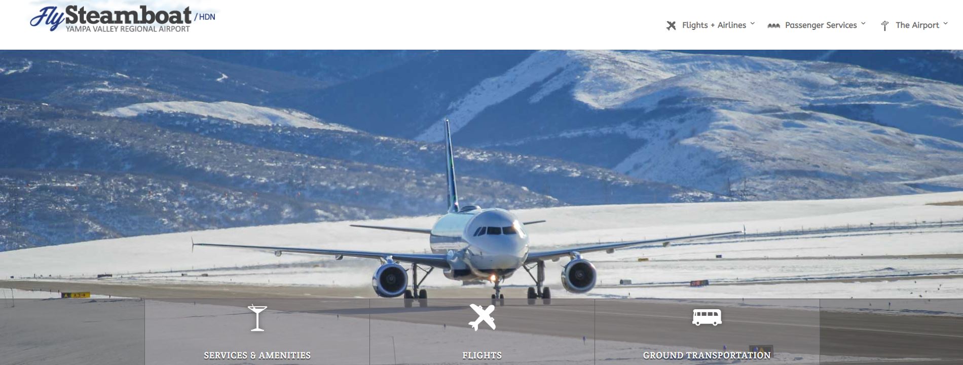 Fly Steamboat Web Page Header