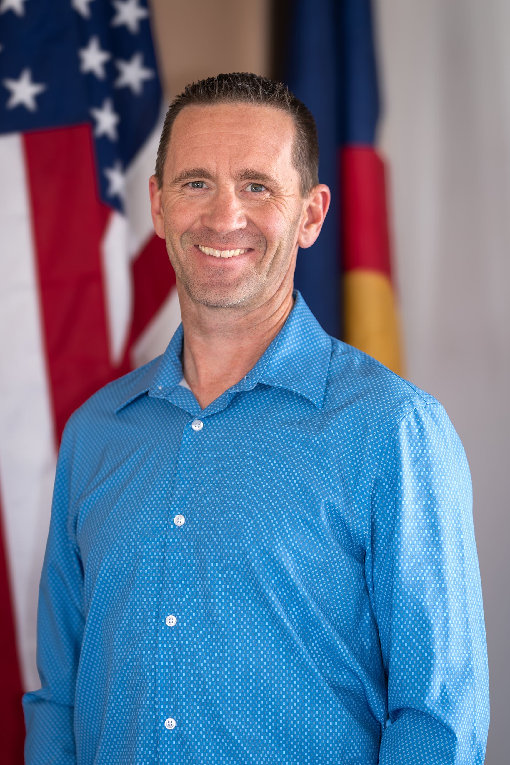 Airport Manager Josh Schroeder headshot