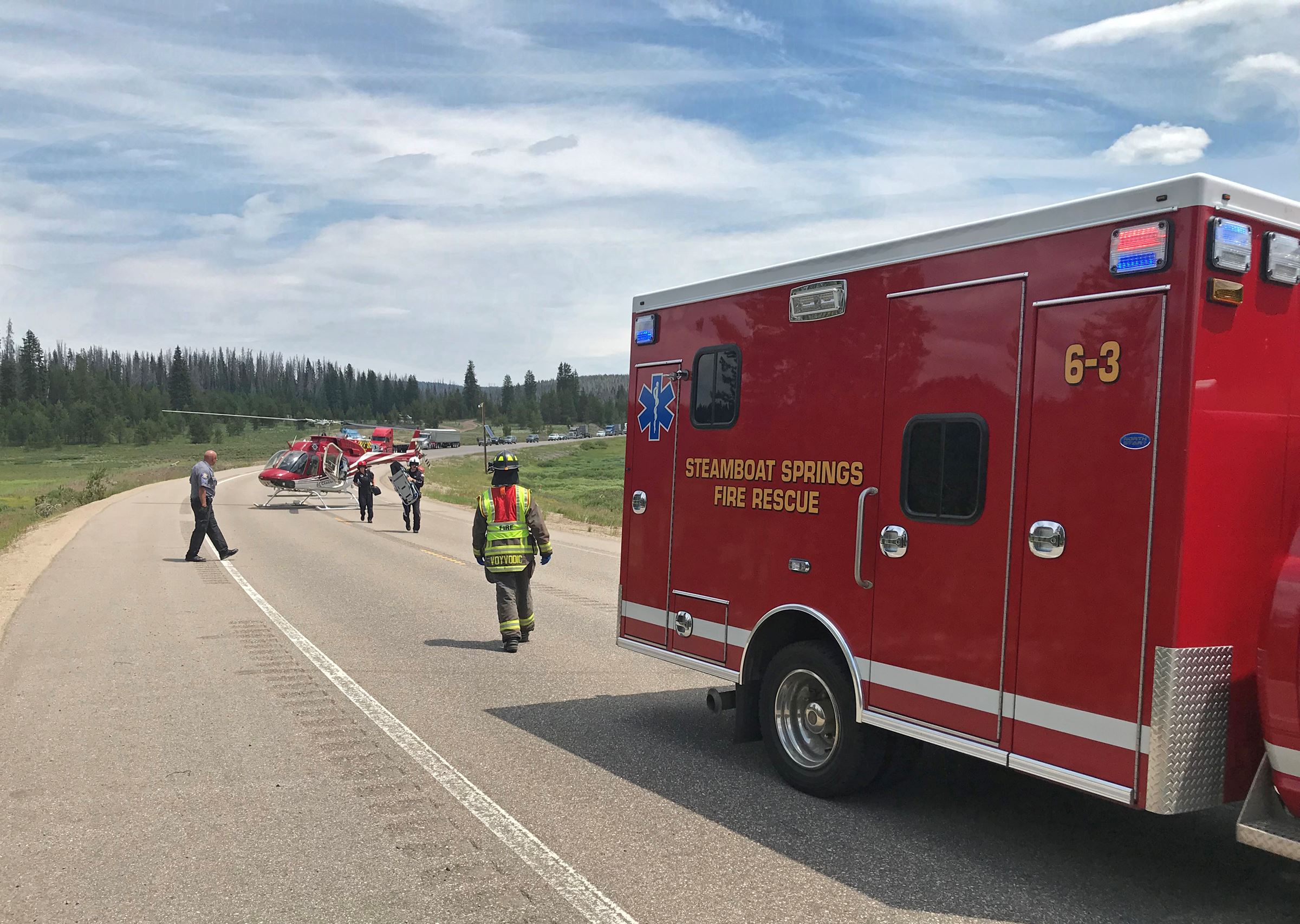 2019.07.30 Rabbit Ears Pass Rollover Helicopter